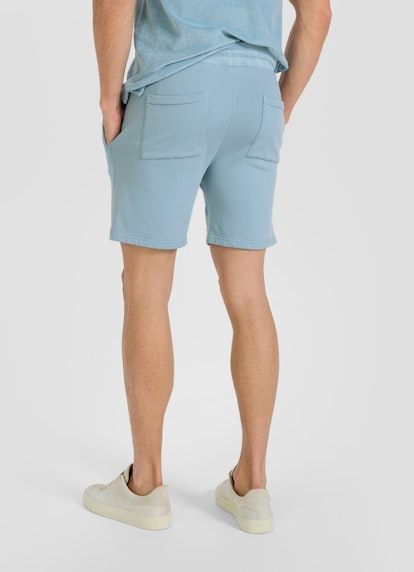 Slim Fit Bermudas Frottee - Shorts pacific blue