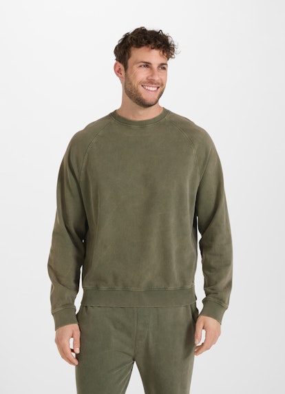 Casual Fit Sweater Sweatshirt soft jungle green