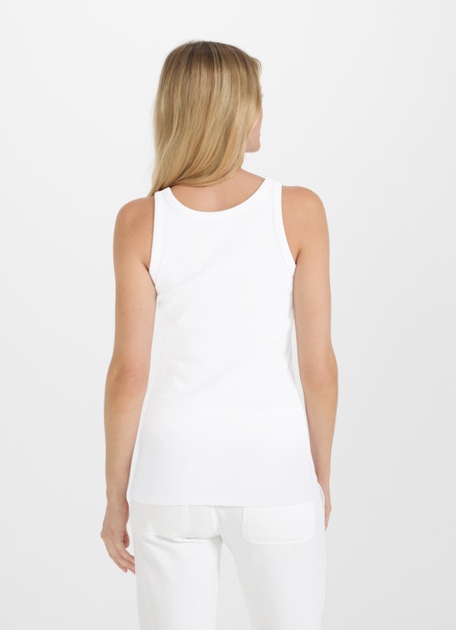 Slim Fit Tops Top white
