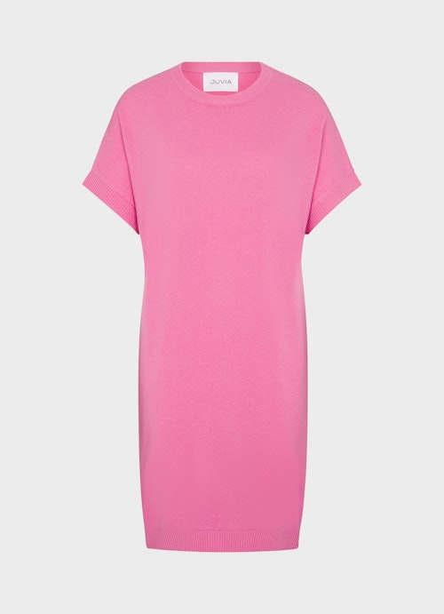 Casual Fit Dresses Cashmere Blend - Dress electric pink