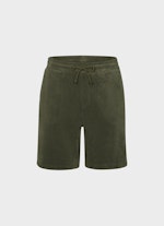Coupe Slim Fit Bermuda Short en tissu éponge soft jungle green