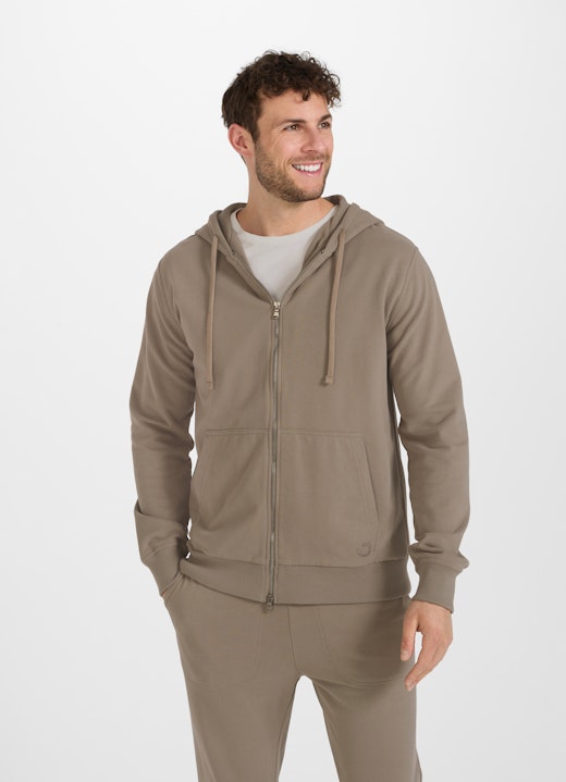 Regular Fit Jacken Hoodie - Sweatjacke moon rock