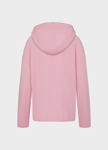 Casual Fit Knitwear Cashmere Blend - Hoodie rosé