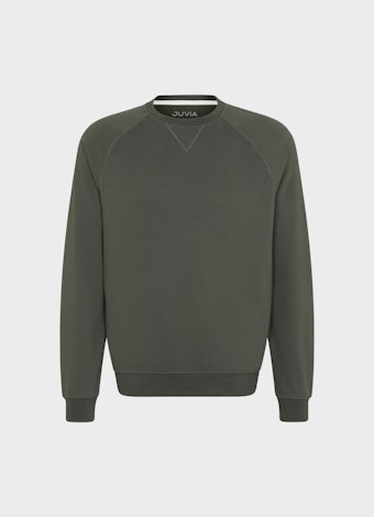 Coupe Regular Fit Pull-over Sweat-shirt jungle green
