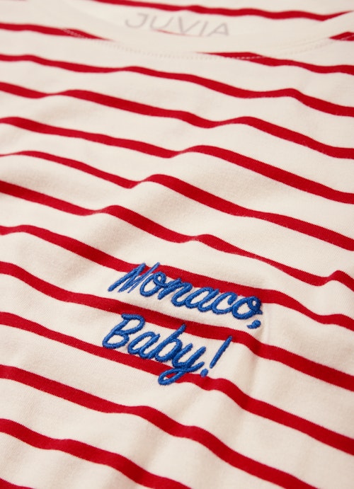 Coupe oversize Sweat-shirts Striped Longsleeve red