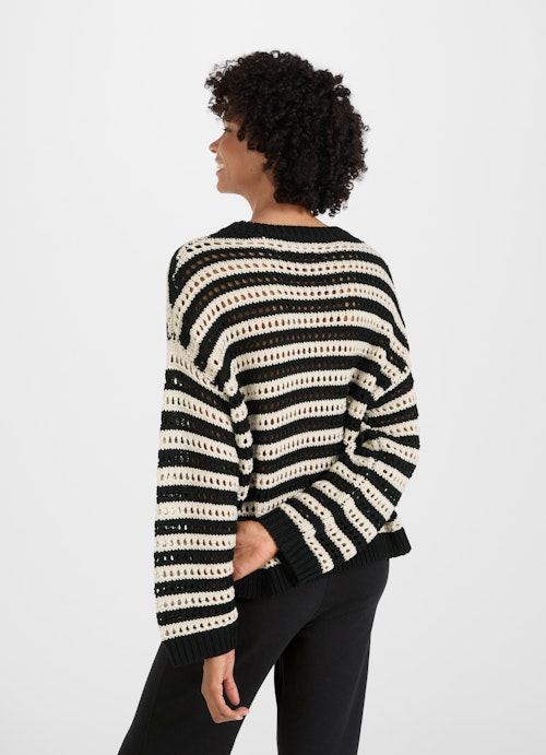 Oversized Fit Strick Strick - Pullover black