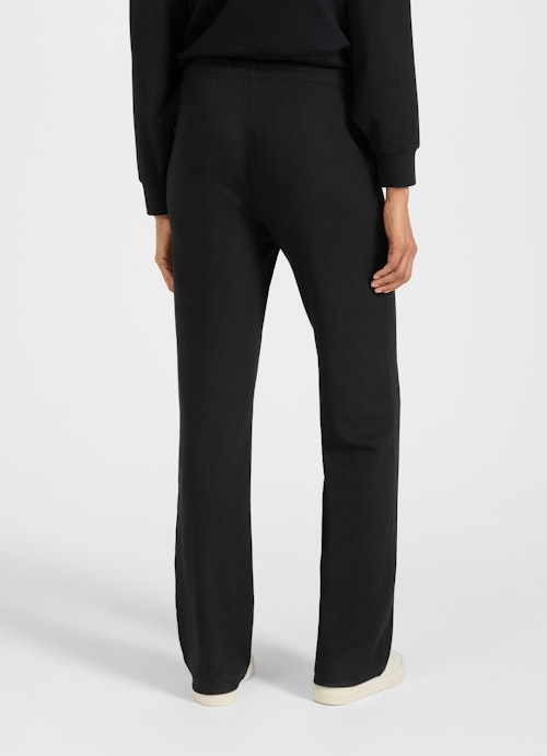 Boot Cut Pants Wide Leg Fit - Sweatpants black