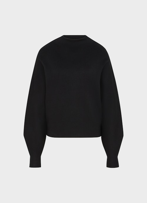 Coupe Regular Fit Maille Cashmere Blend - Pullover black