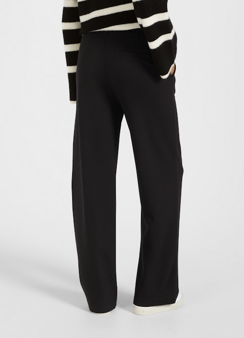 Wide Leg Hosen Wide Leg - Jerseyhose black