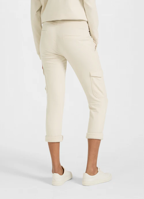 Coupe Loose Fit Pantalons Sweatpants almond milk