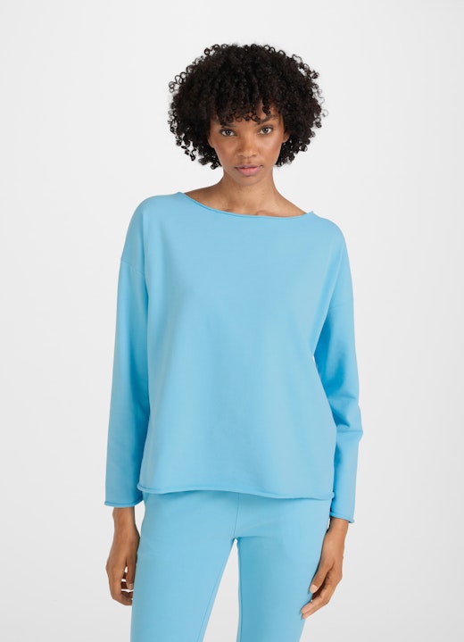 Coupe Loose Fit Sweat-shirts Sweatshirt horizon blue