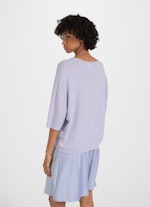 Casual Fit Strick Cashmere Blend - Pullover sweet purple
