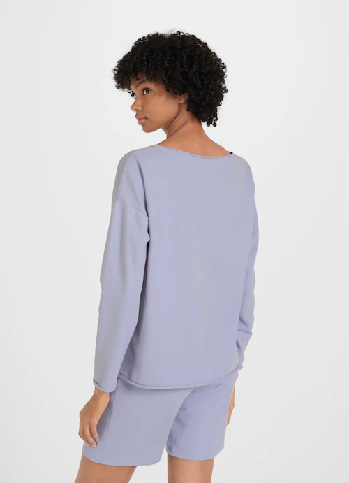 Loose Fit Sweatshirts Sweatshirt sweet purple