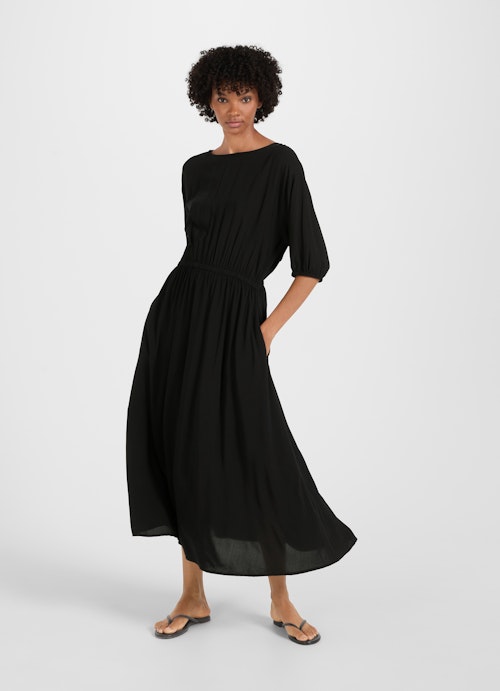 Medium Length Dresses Viscose - Dress black