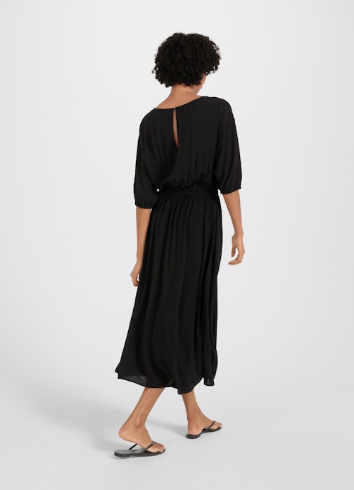 Medium Length Dresses Viscose - Dress black
