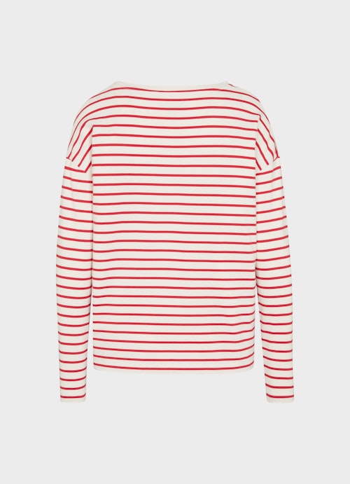 Coupe oversize Sweat-shirts Striped Longsleeve red