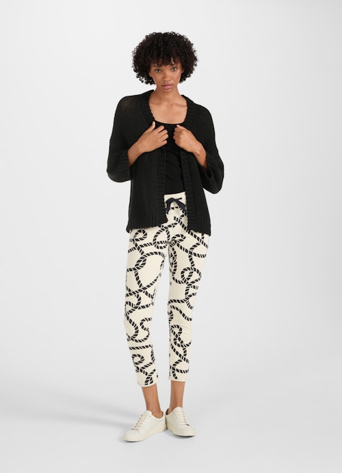 Casual Fit Knitwear Knit - Cardigan black