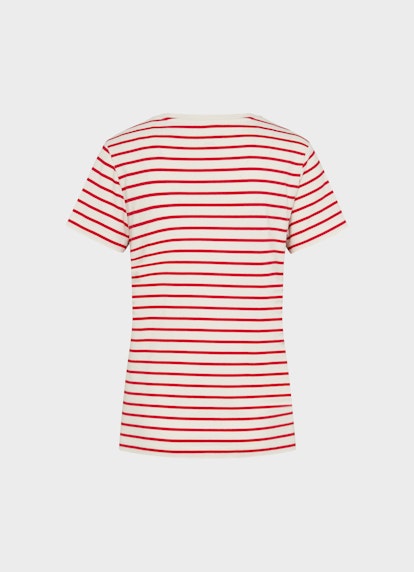 Slim Fit T-Shirts Striped Shirt red