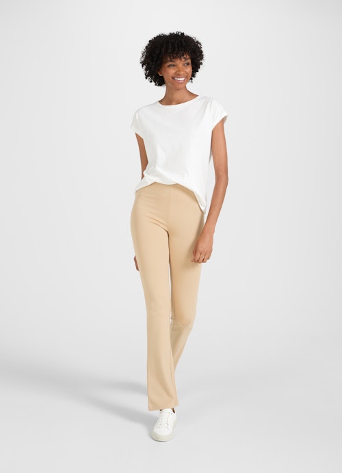 Wide Leg Pants Wide Leg - Jersey Trousers camel