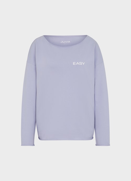 Coupe Loose Fit Sweat-shirts Sweatshirt sweet purple