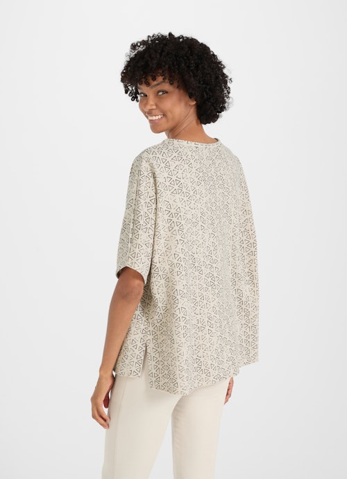 Loose Fit Sweatshirts Cape - Sweater almond milk