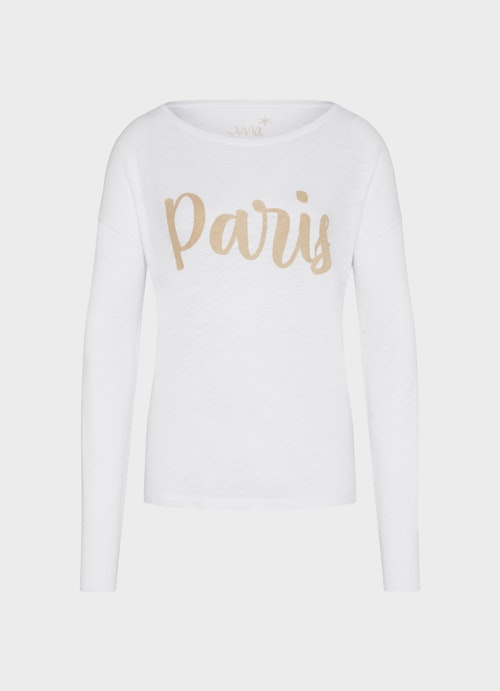 Coupe oversize T-shirts à manches longues Longsleeve white