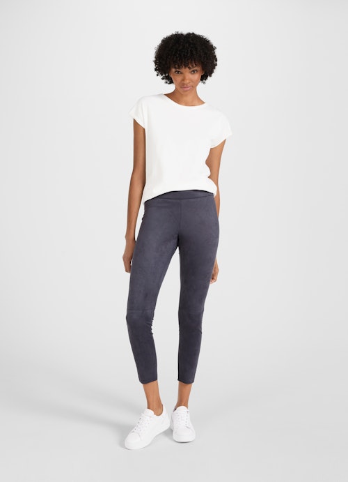 Leggings Hosen Tech Velours - Leggings navy