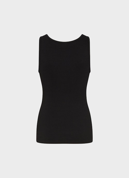 Coupe Slim Fit Hauts Top black