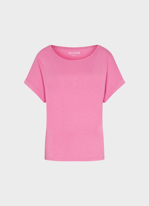 Coupe Boxy Fit T-shirts Boxy - T-shirt electric pink