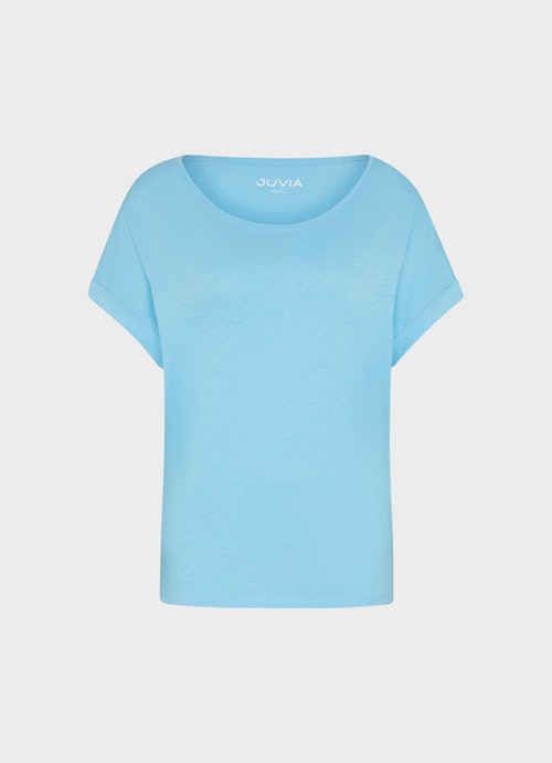 Coupe Boxy Fit T-shirts Boxy - T-shirt horizon blue