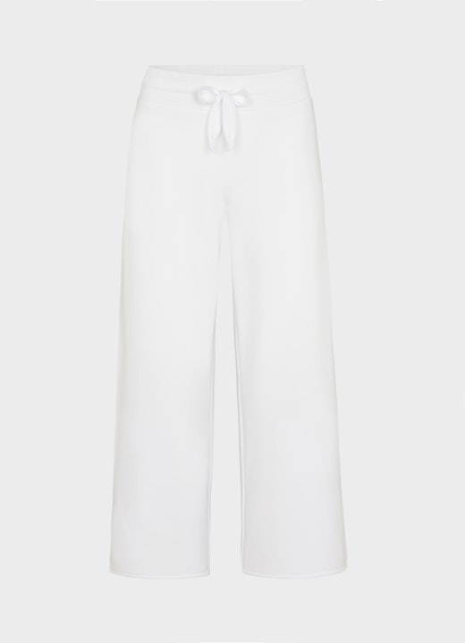Loose Fit Hosen Culotte - Sweatpants white