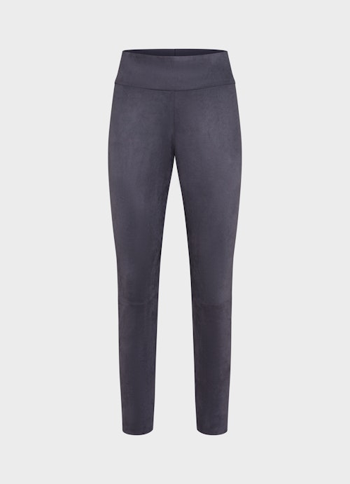 Leggings Hosen Tech Velours - Leggings navy