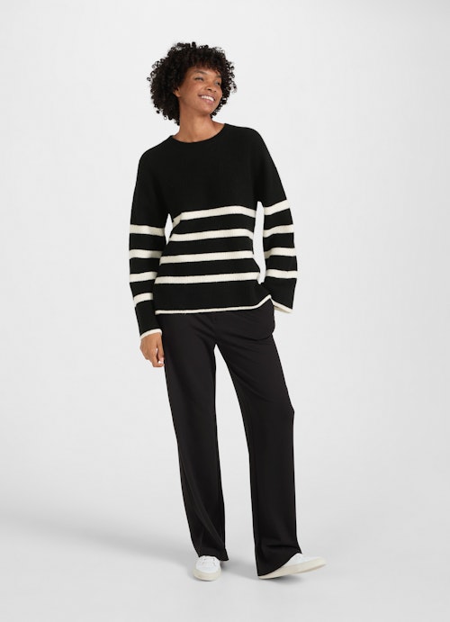 Wide Leg Hosen Wide Leg - Jerseyhose black