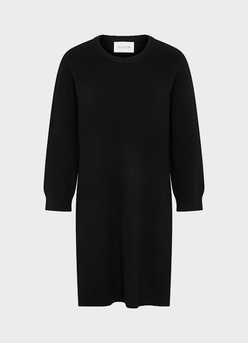 Coupe Regular Fit Robes Cashmere Blend - Kleid black