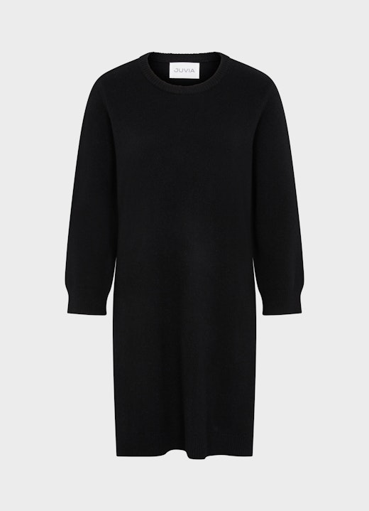 Regular Fit Kleider Cashmere Blend - Kleid black
