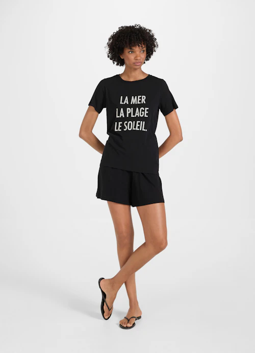 Coupe Regular Fit T-shirts T-Shirt black