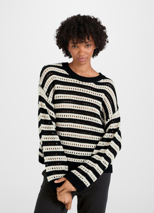Coupe oversize Maille Strick - Pullover black