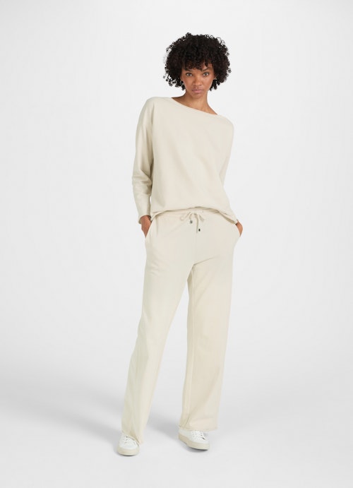 Wide Leg Pants Wide Leg Fit - Sweatpants almond milk
