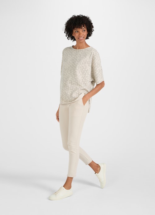 Loose Fit Sweatshirts Cape - Sweater almond milk