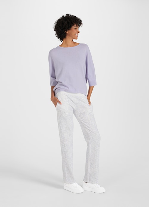 Boot Cut Pants Wide Leg Fit - Sweatpants white