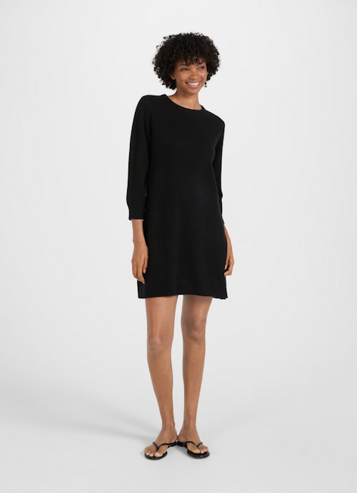 Regular Fit Dresses Cashmere Blend - Dress black