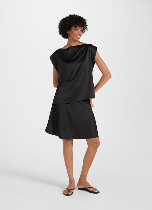 Short Length Röcke Satin - Rock black