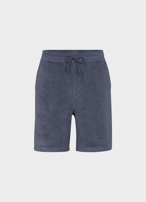 Slim Fit Bermudas Terrycloth - Shorts blue indigo