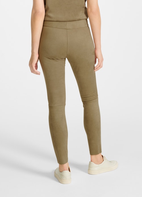 Leggings Leggings Tech Velours - Leggings olive