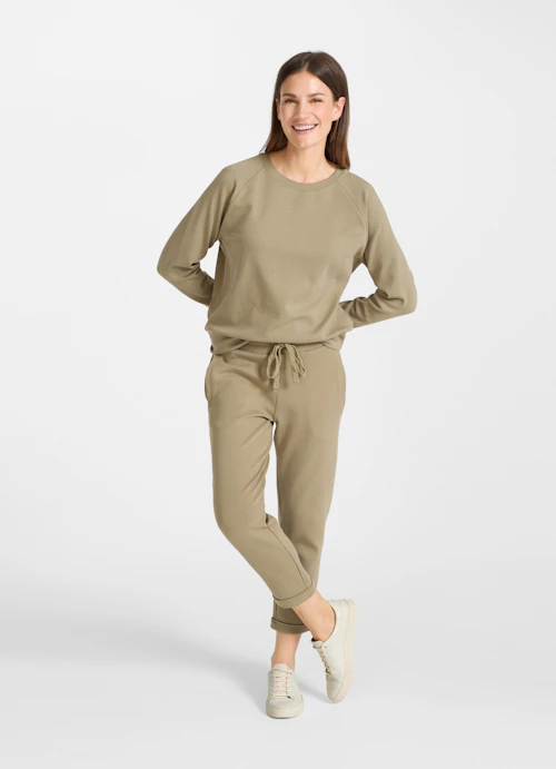 Coupe Casual Fit Pantalons Coupe décontractée - Sweatpants olive