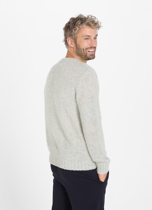 Casual Fit Strick Strick Pullover stone grey mel.