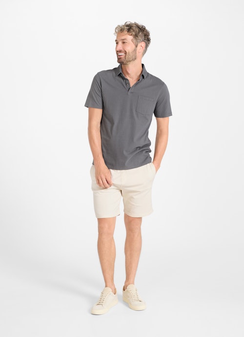 Coupe Regular Fit T-shirts Polo fog grey