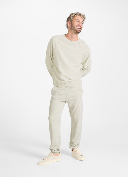 Casual Fit Sweater Sweatshirt stone grey mel.