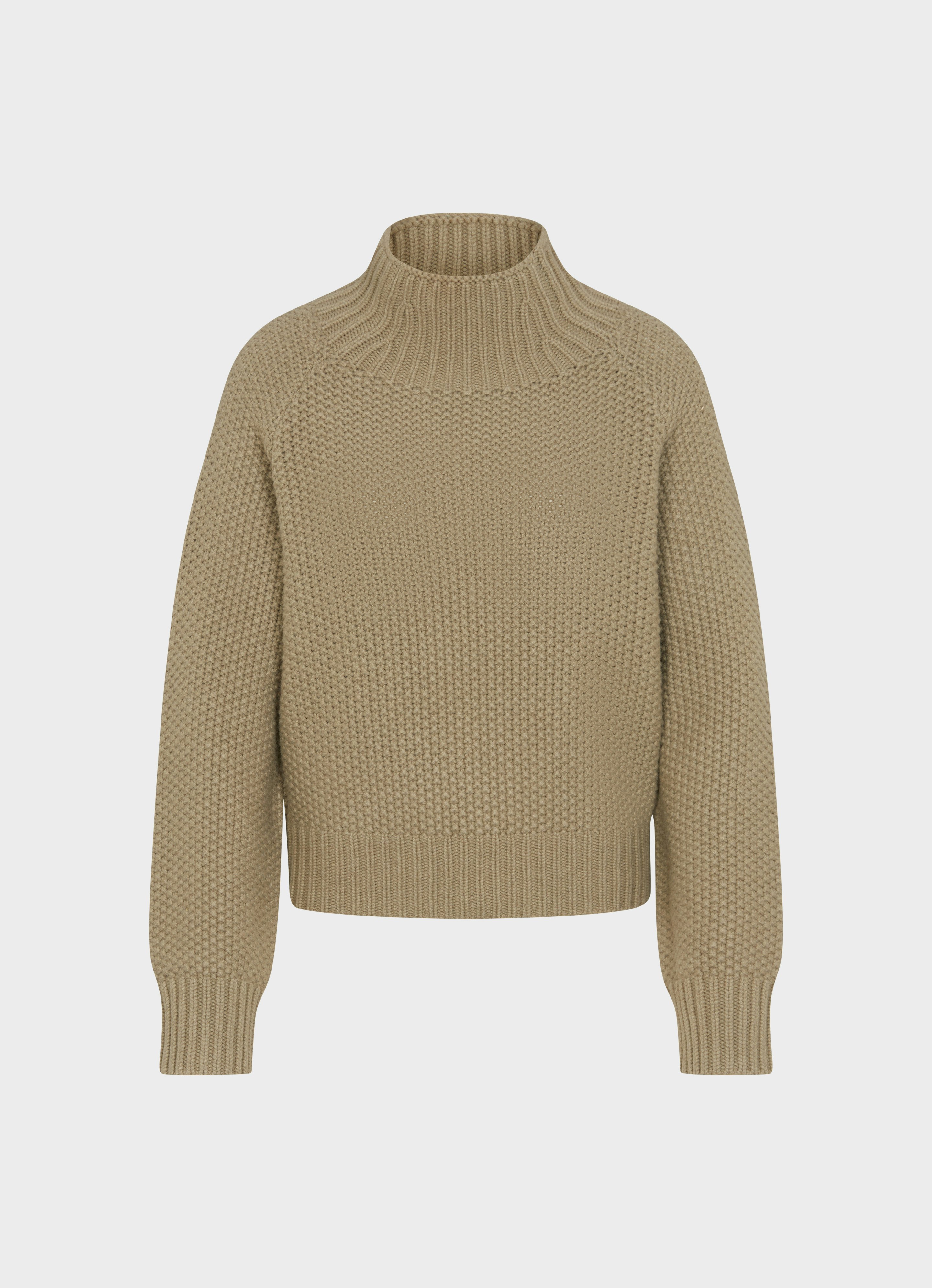 Green Cashmere Blend Pullover Clea | Buy Knitwear online at