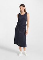 Medium Length Skirts Tech Velours - Midi Skirt navy